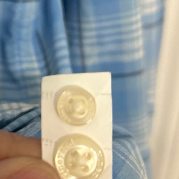 Vineyard Vines Blue Plaid Harbor Button Down Shirt XL Fishing Outdoor - Picture 11 of 13